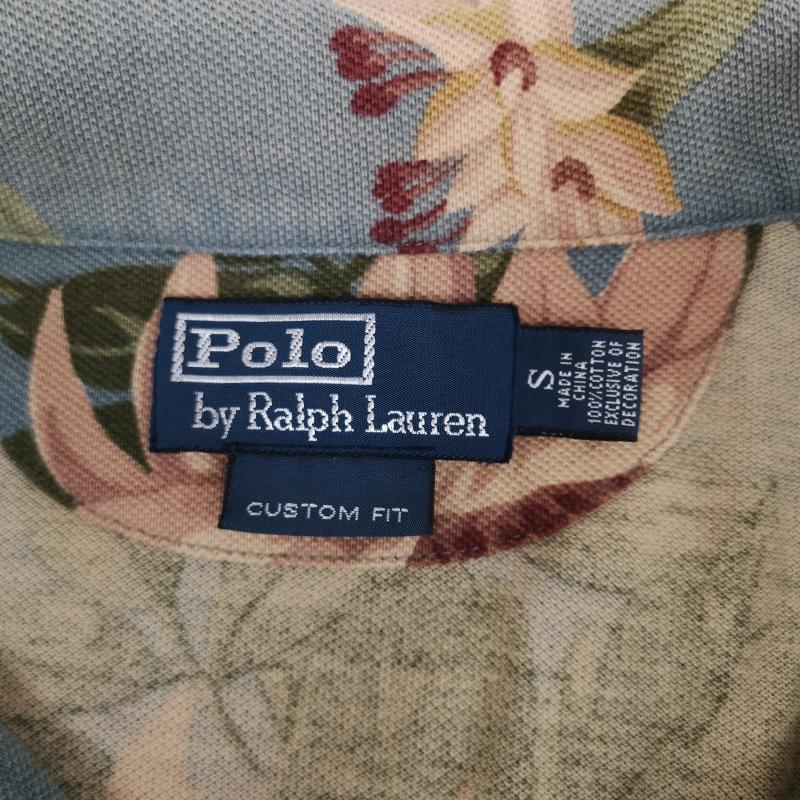 ポロバイラルフローレン Polo by RALPH LAUREN ポロシャツ 半袖 ボタニカルフラワー 花 総柄 南国 半袖 ポロシャツ S マルチカラー / マルチカラー / multicolor メンズ USED 古着 中古 50167364