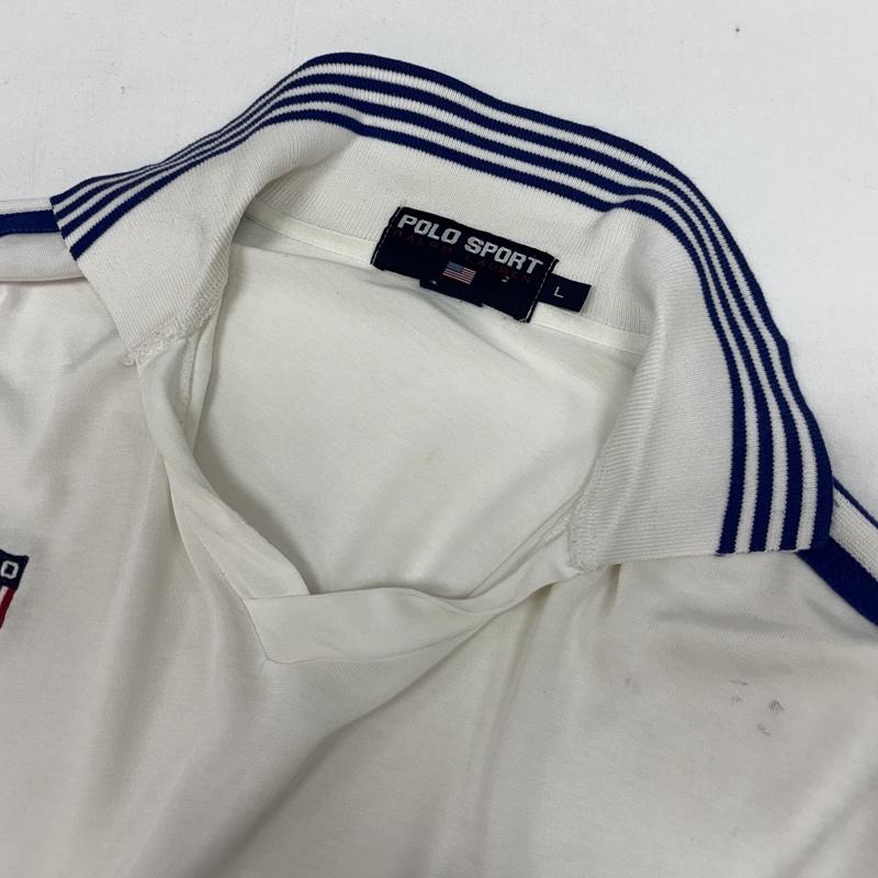 ポロスポーツラルフローレン POLOSPORT シャツ、ブラウス 長袖 90年代 ビンテージ プルオーバー Vネック 長袖 シャツ 90s VINTAGE L メンズ USED 古着 中古 50167370