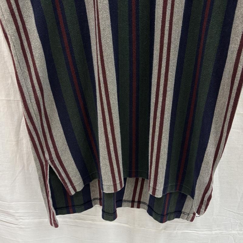 ポロバイラルフローレン Polo by RALPH LAUREN ポロシャツ 半袖 USA製 ストライプ 鹿の子 半袖 ポロシャツ M ストライプ メンズ USED 古着 中古 50167373