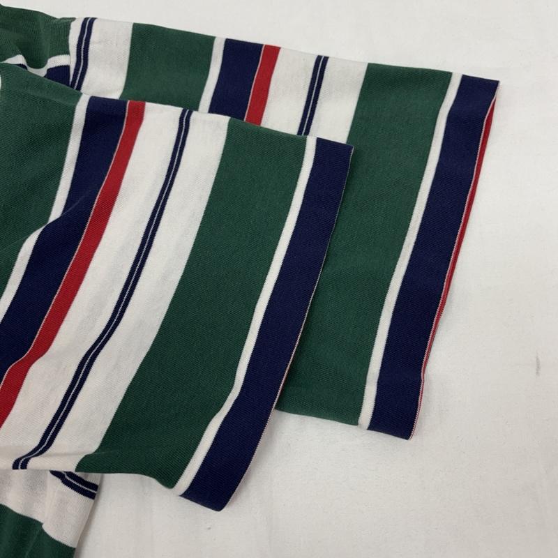 ポロバイラルフローレン Polo by RALPH LAUREN ポロシャツ 半袖 スリランカ製 ボーダー柄 半袖 ポロシャツ M ボーダー柄 メンズ USED 古着 中古 50167374