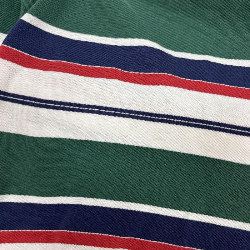 ポロバイラルフローレン Polo by RALPH LAUREN ポロシャツ 半袖 スリランカ製 ボーダー柄 半袖 ポロシャツ M ボーダー柄 メンズ USED 古着 中古 50167374