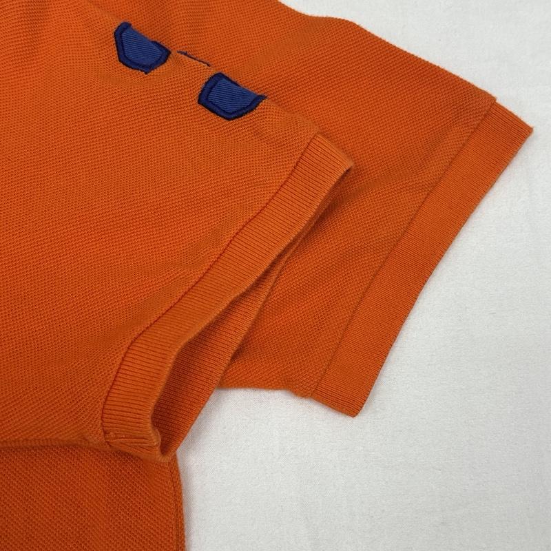 ポロバイラルフローレン Polo by RALPH LAUREN ポロシャツ 半袖 ビッグポニー 鹿の子 半袖 ポロシャツ XL 橙 / オレンジ / orange ボーイズ USED 古着 中古 50167375