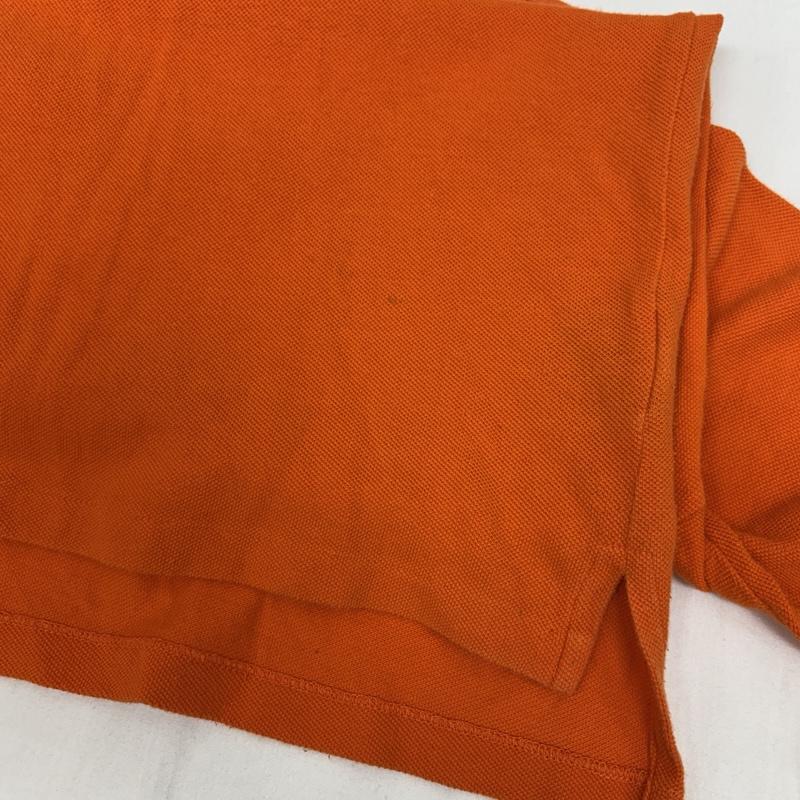 ポロバイラルフローレン Polo by RALPH LAUREN ポロシャツ 半袖 ビッグポニー 鹿の子 半袖 ポロシャツ XL 橙 / オレンジ / orange ボーイズ USED 古着 中古 50167375