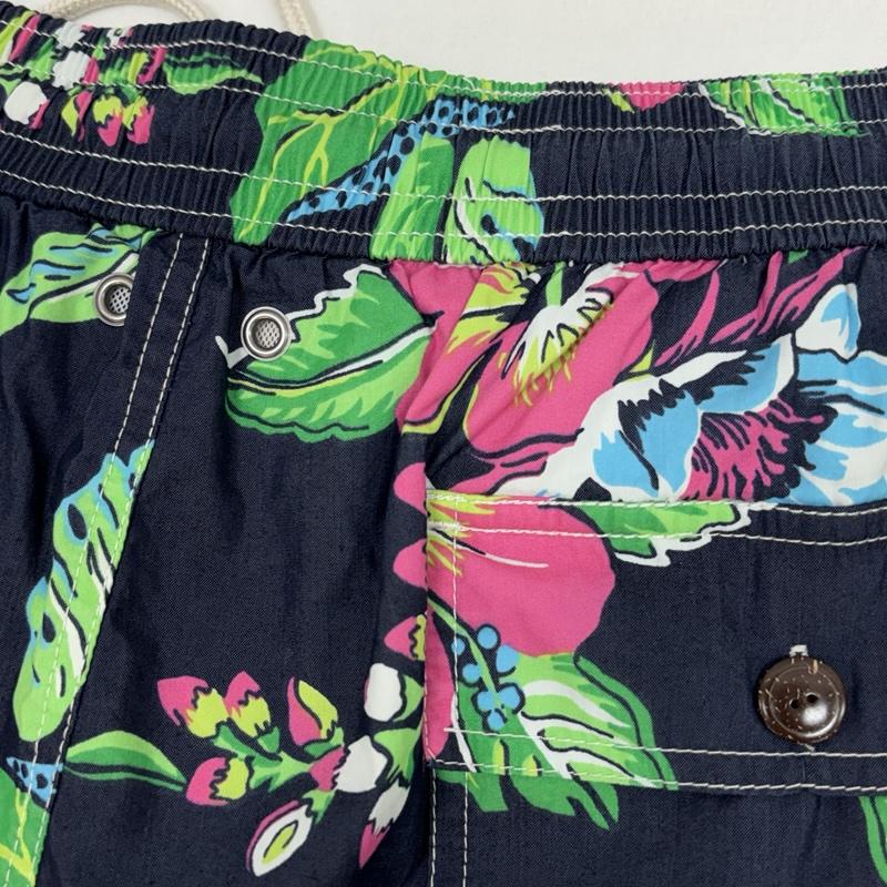 ポロラルフローレン POLO RALPH LAUREN パンツ ショートパンツ ハイビスカス 総柄 ショート ハーフ スウィム パンツ ビッグサイズ XXL 花柄 メンズ USED 古着 中古 50167378