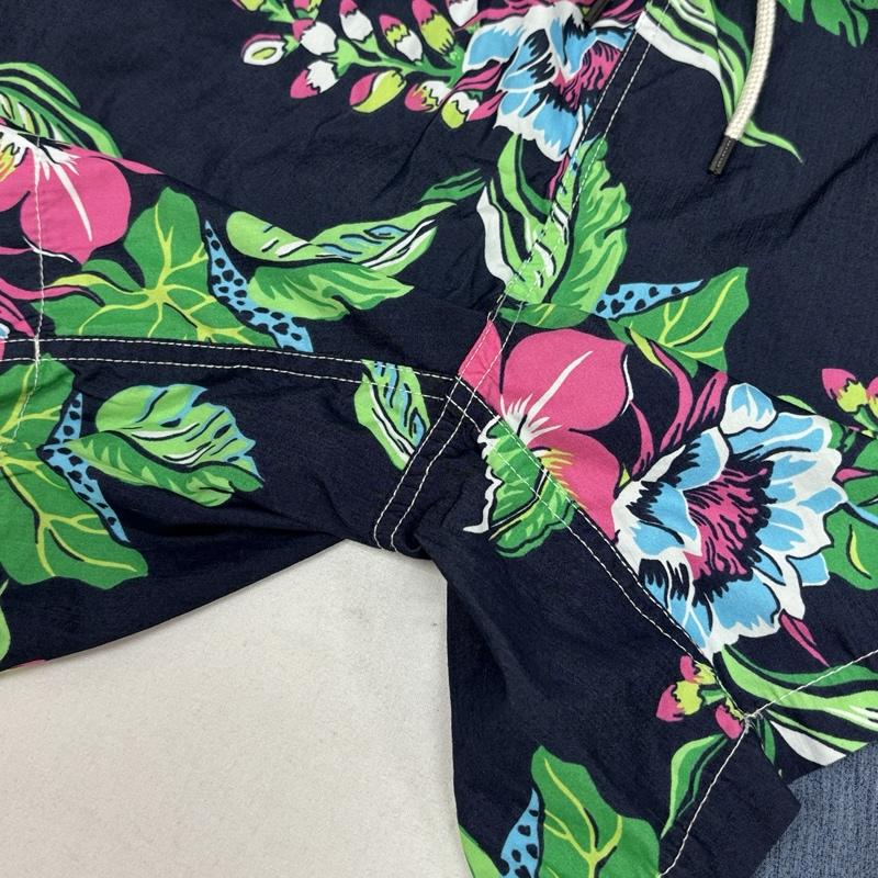 ポロラルフローレン POLO RALPH LAUREN パンツ ショートパンツ ハイビスカス 総柄 ショート ハーフ スウィム パンツ ビッグサイズ XXL 花柄 メンズ USED 古着 中古 50167378