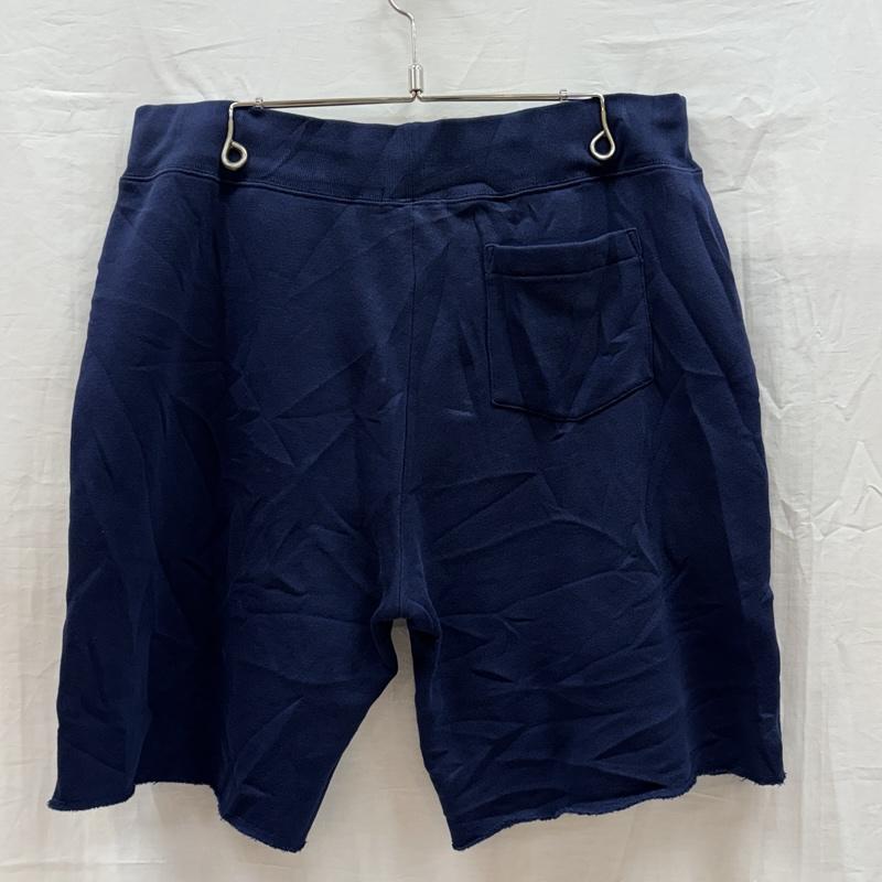 ポロラルフローレン POLO RALPH LAUREN パンツ ショートパンツ ロゴ ワッペン スウェット ハーフ ショート パンツ XL 紺 / ネイビー / navy メンズ USED 古着 中古 50167380