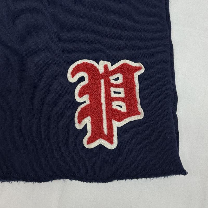 ポロラルフローレン POLO RALPH LAUREN パンツ ショートパンツ ロゴ ワッペン スウェット ハーフ ショート パンツ XL 紺 / ネイビー / navy メンズ USED 古着 中古 50167380