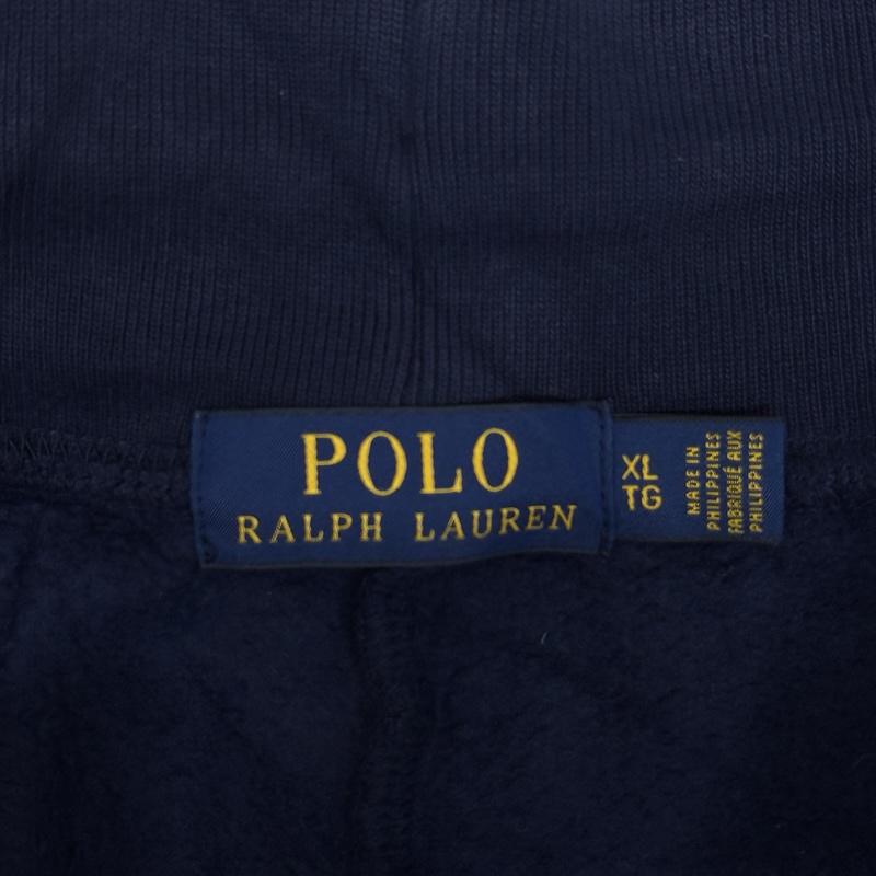 ポロラルフローレン POLO RALPH LAUREN パンツ ショートパンツ ロゴ ワッペン スウェット ハーフ ショート パンツ XL 紺 / ネイビー / navy メンズ USED 古着 中古 50167380