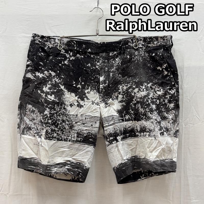 ポロゴルフラルフローレン POLOGOLF パンツ ショートパンツ ビッグサイズ 転写プリント ハーフ ショート トラウザー パンツ 42インチ メンズ USED 古着 中古 50167381