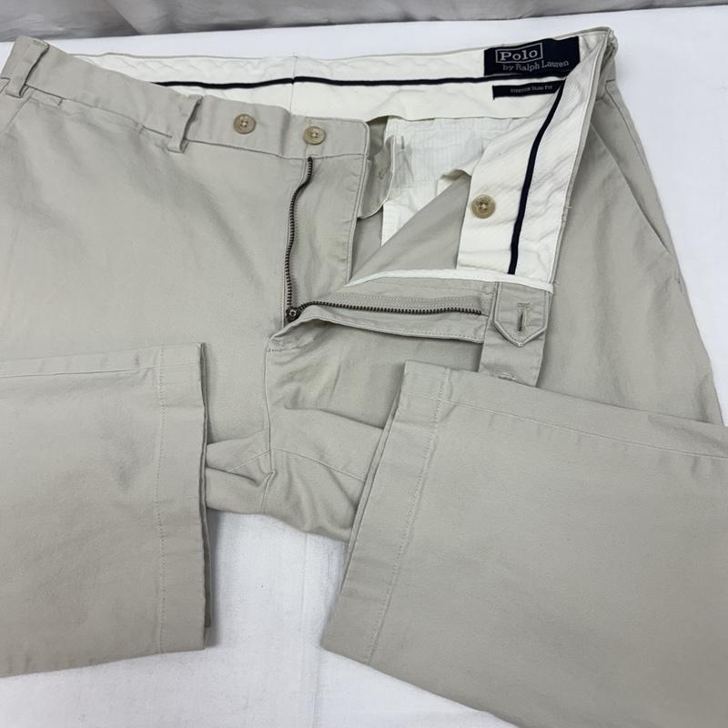 ポロバイラルフローレン Polo by RALPH LAUREN パンツ チノパン ストレッチ スリム フィット トラウザー パンツ 38インチ メンズ USED 古着 中古 50167382