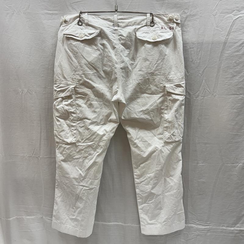 ポロラルフローレン POLO RALPH LAUREN ボトムス ボトムス ミリタリー カーゴ パンツ ビッグサイズ 38インチ 白 / ホワイト / white メンズ USED 古着 中古 50167384