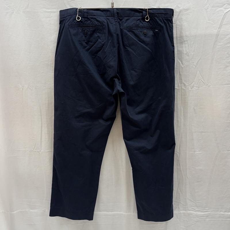 ポロバイラルフローレン Polo by RALPH LAUREN ボトムス ボトムス STRAIGHT FIT ビッグサイズ トラウザー パンツ 38インチ 紺 / ネイビー / navy メンズ USED 古着 中古 50167385