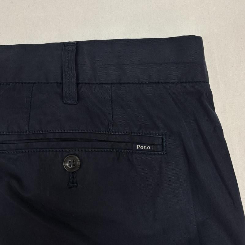 ポロバイラルフローレン Polo by RALPH LAUREN ボトムス ボトムス STRAIGHT FIT ビッグサイズ トラウザー パンツ 38インチ 紺 / ネイビー / navy メンズ USED 古着 中古 50167385