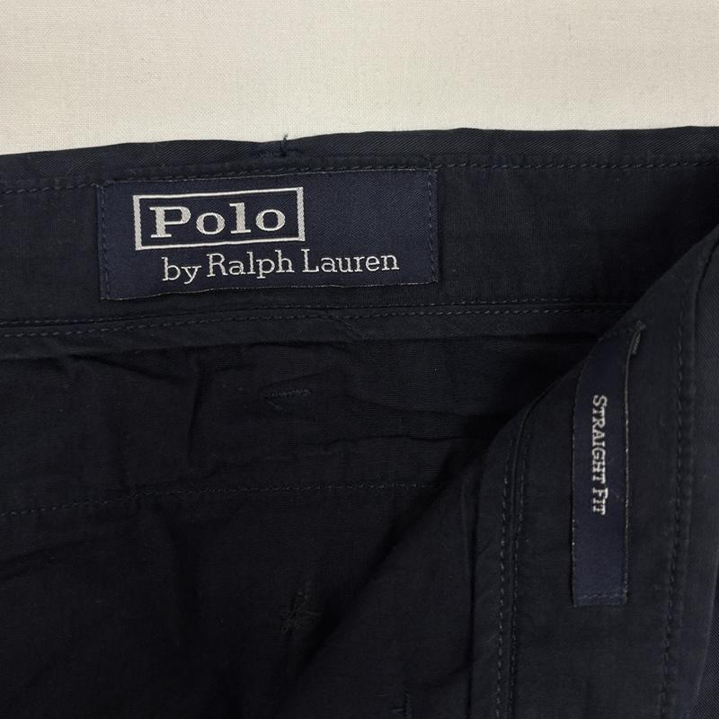 ポロバイラルフローレン Polo by RALPH LAUREN ボトムス ボトムス STRAIGHT FIT ビッグサイズ トラウザー パンツ 38インチ 紺 / ネイビー / navy メンズ USED 古着 中古 50167385