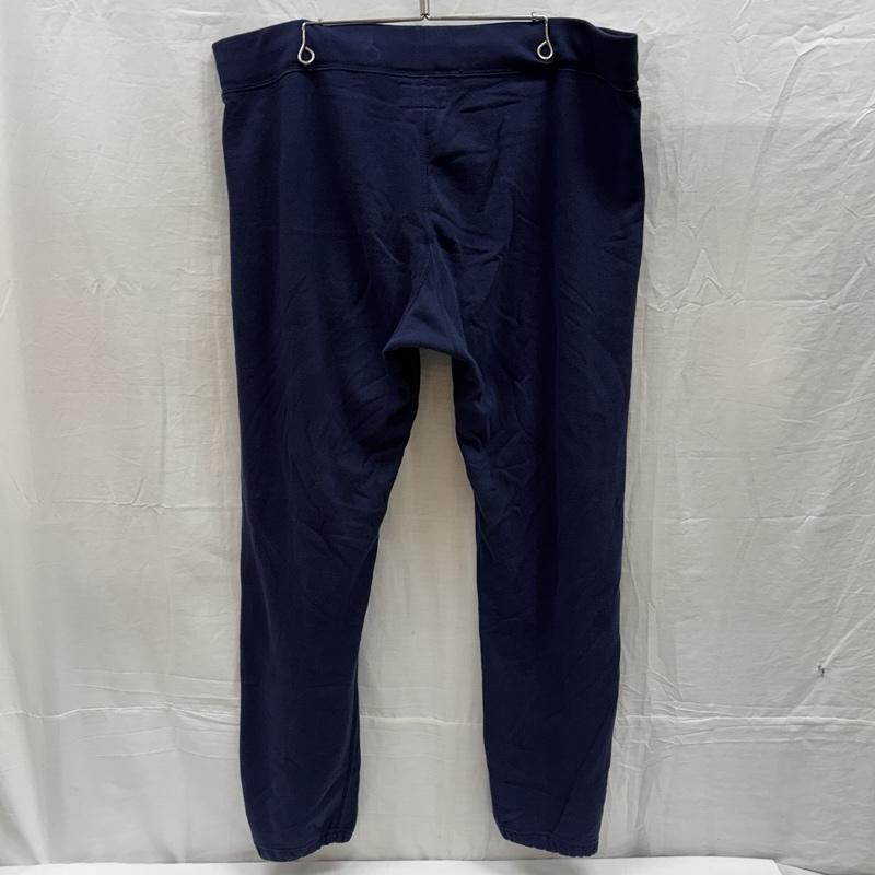 デニムアンドサプライラルフローレン DENIM & SUPPLYRALPHLAUREN ボトムス ボトムス ロゴ プリント スウェット トレーナーパンツ XL 紺 / ネイビー / navy メンズ USED 古着 中古 50167386