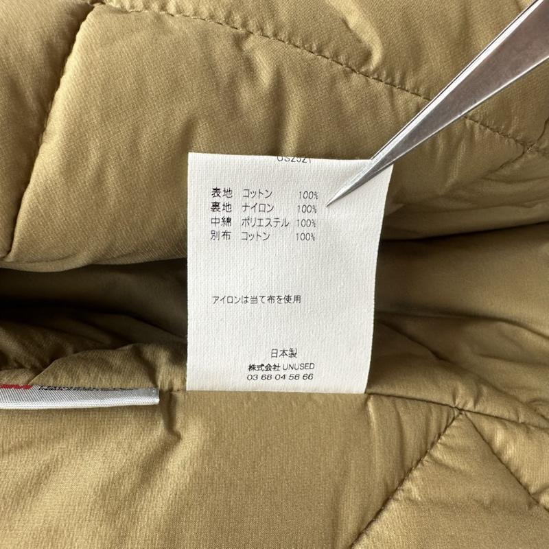 アンユーズド UNUSED ジャケット、上着 ジャンパー、ブルゾン 25AW Padded duck jacket 中綿 ダック ジャケット US2521 2 茶 / ブラウン / brown メンズ USED 古着 中古 50167387