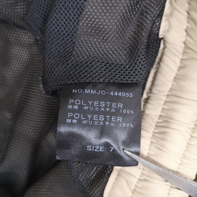 ムータ muta パンツ ショートパンツ 日本製 波 ウェーブ ワンポイント 海パン ナイロン スイム ショーツ ハーフパンツ MMJC-444055 7 ベージュ / ベージュ / beige メンズ USED 古着 中古 50167390