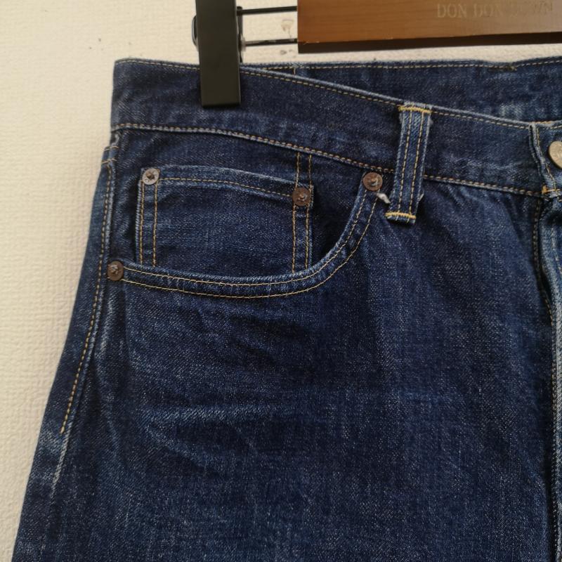 ウエアハウス WAREHOUSE パンツ デニム、ジーンズ 日本製 イエローライン ボタンフライ テーパード スリム デニム パンツ Lot 900 34 インディゴ / インディゴ / Indigo メンズ USED 古着 中古 50167391