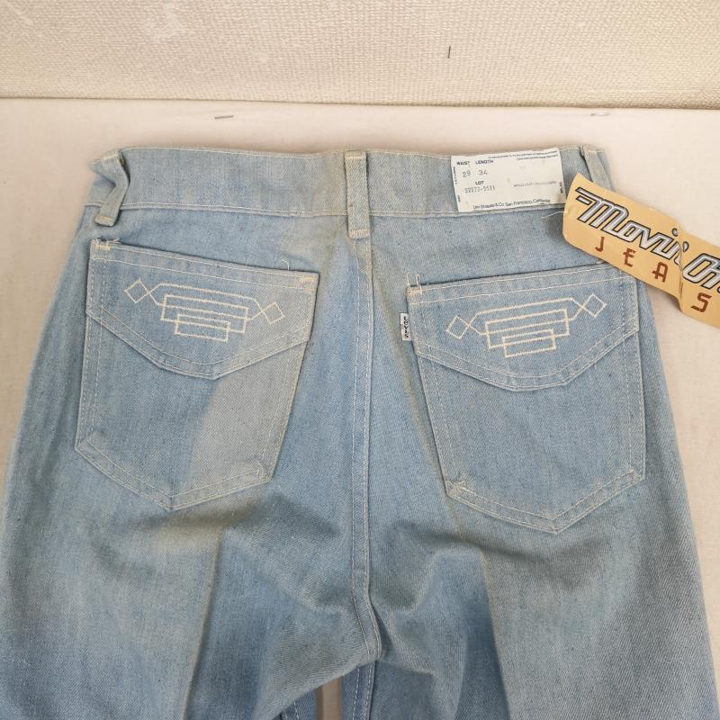 リーバイストラウスアンドコー Levi Strauss & co. パンツ デニム、ジーンズ Movin On 白タブ センタープレス フレアカット デニム パンツ LOT022277-5511 29インチ 水色 / ライトブルー / メンズ USED 古着 中古 50167392
