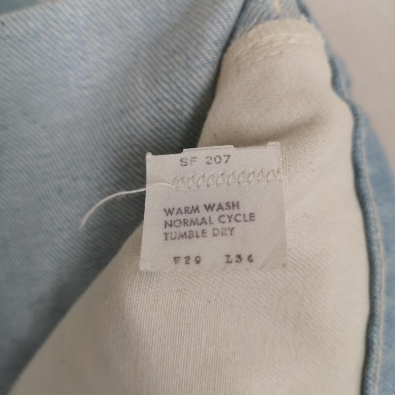 リーバイストラウスアンドコー Levi Strauss & co. パンツ デニム、ジーンズ Movin On 白タブ センタープレス フレアカット デニム パンツ LOT022277-5511 29インチ 水色 / ライトブルー / メンズ USED 古着 中古 50167392