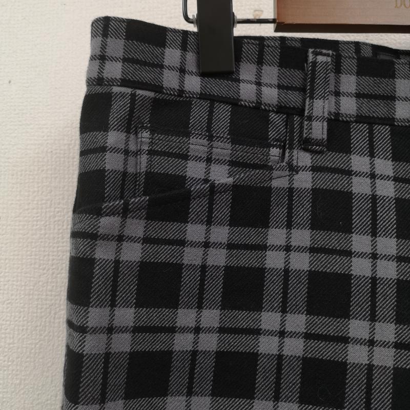 ベンシャーマン Ben Sherman パンツ デニム、ジーンズ 日本製 モノトーン チェック柄 ストレート デニム パンツ BS-22001 32インチ 黒 / ブラック / black X 灰 / グレー / gray メンズ USED 古着 中古 50167393