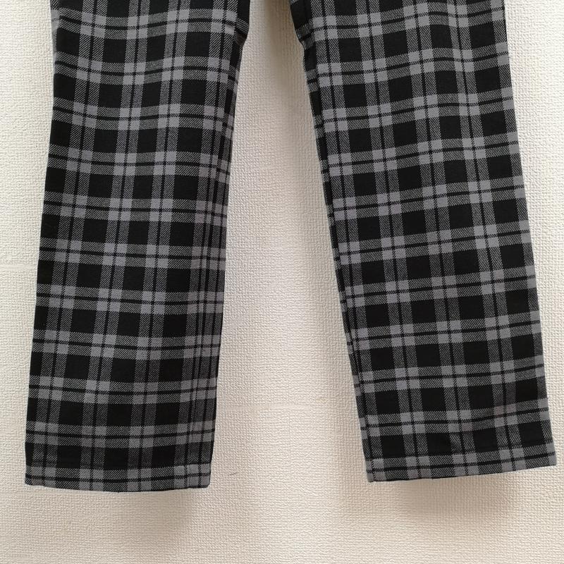 ベンシャーマン Ben Sherman パンツ デニム、ジーンズ 日本製 モノトーン チェック柄 ストレート デニム パンツ BS-22001 32インチ 黒 / ブラック / black X 灰 / グレー / gray メンズ USED 古着 中古 50167393