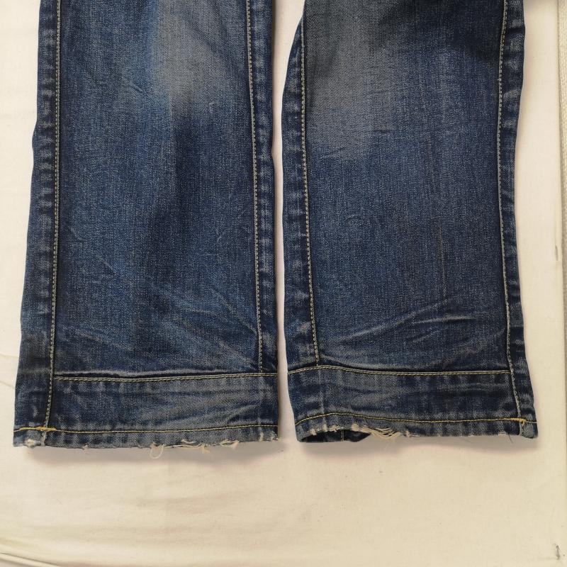 ジースターロゥ G-STAR RAW パンツ デニム、ジーンズ イタリア製 ニーパッチ ワーク 立体裁断 トレイル 5620 テーパード デニム パンツ 32インチ インディゴ / インディゴ / Indigo メンズ USED 古着 中古 50167400
