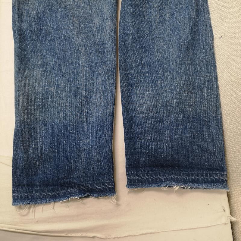 チマラ chimala パンツ デニム、ジーンズ 日本製 赤耳 セルビッチ ボタンフライ ダメージ加工 ジーンズ デニム パンツ 28インチ インディゴ / インディゴ / Indigo メンズ USED 古着 中古 50167401