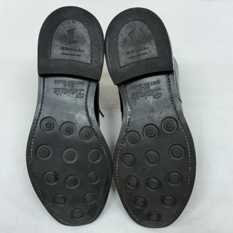 リーガル REGAL ブーツ ショートブーツ REGAL Shoe & Co. 940S オブリークラスト ストレートチップ ダイナイトソール キャップトゥ レザー ブーツ 26.0cm メンズ USED 古着 中古 50167405
