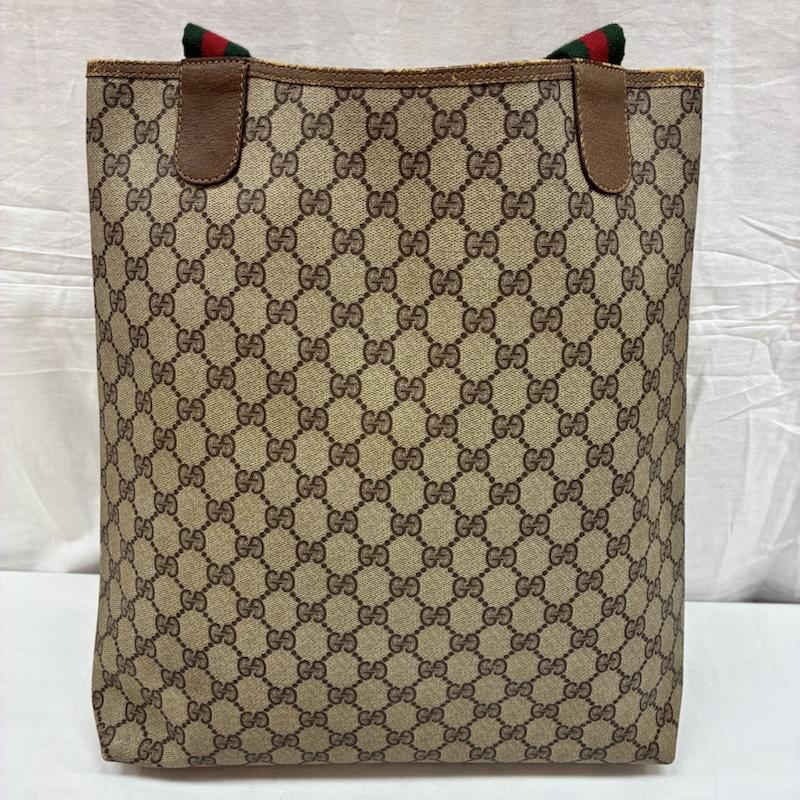 グッチ GUCCI トートバッグ トートバッグ オールド GGスプリーム GGプラス シェリーライン トートバッグ - レディース USED 古着 中古 50167406