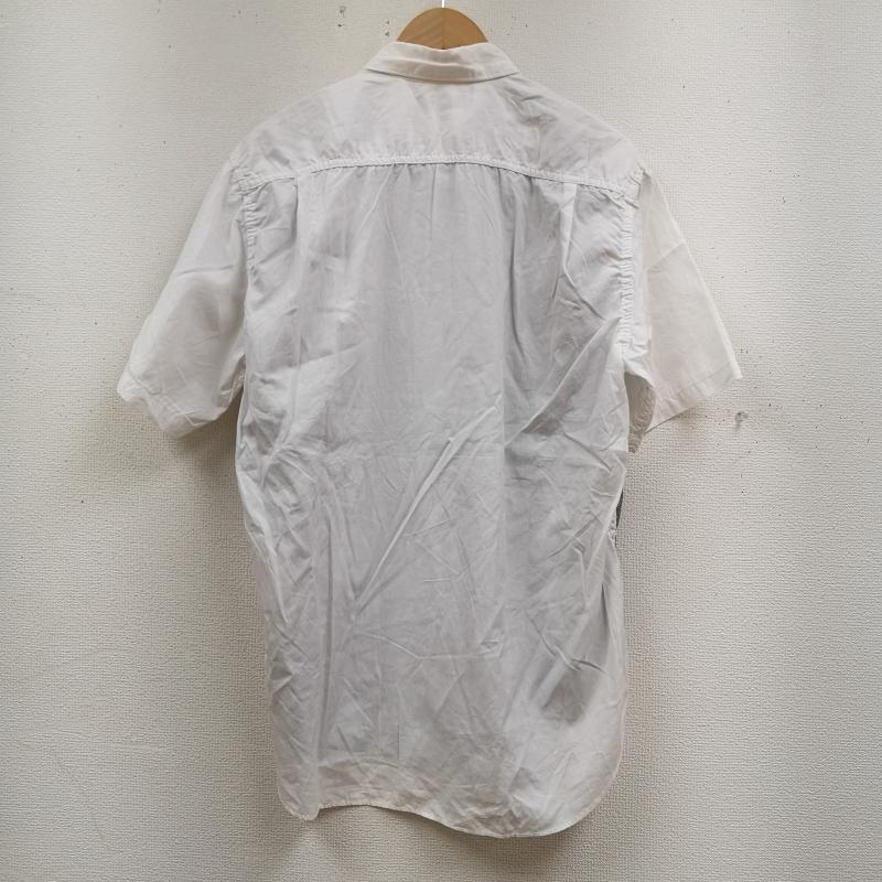 コムデギャルソンオム COMME des GARCONS HOMME シャツ、ブラウス 半袖 日本製 2004SS チェック 切り替え ドッキング 半袖 シャツ M 灰 / グレー / gray X 白 / ホワイト / white メンズ USED 古着 中古 50167413