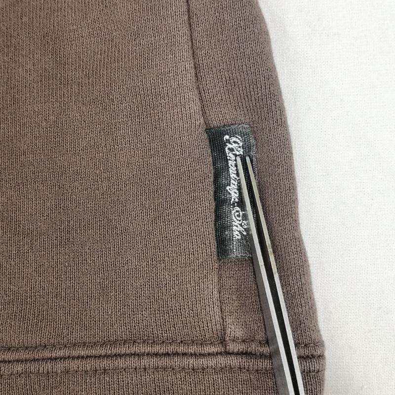 古着 USED ベスト ベスト Bernings Sho V系 カットオフ ノースリーブ ジップアップ パーカー スウェット ベスト L 茶 / ブラウン / brown メンズ USED 古着 中古 50167423