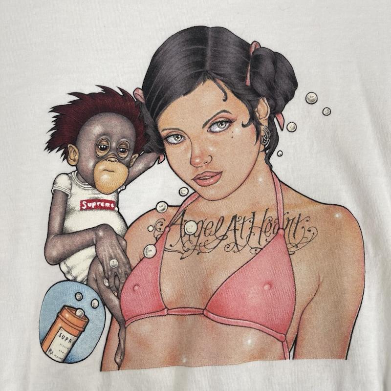シュプリーム Supreme Tシャツ 半袖 25aw Angel Tee グラフィック ビキニ プリント Tシャツ カットソー S 白 / ホワイト / white メンズ USED 古着 中古 50167426