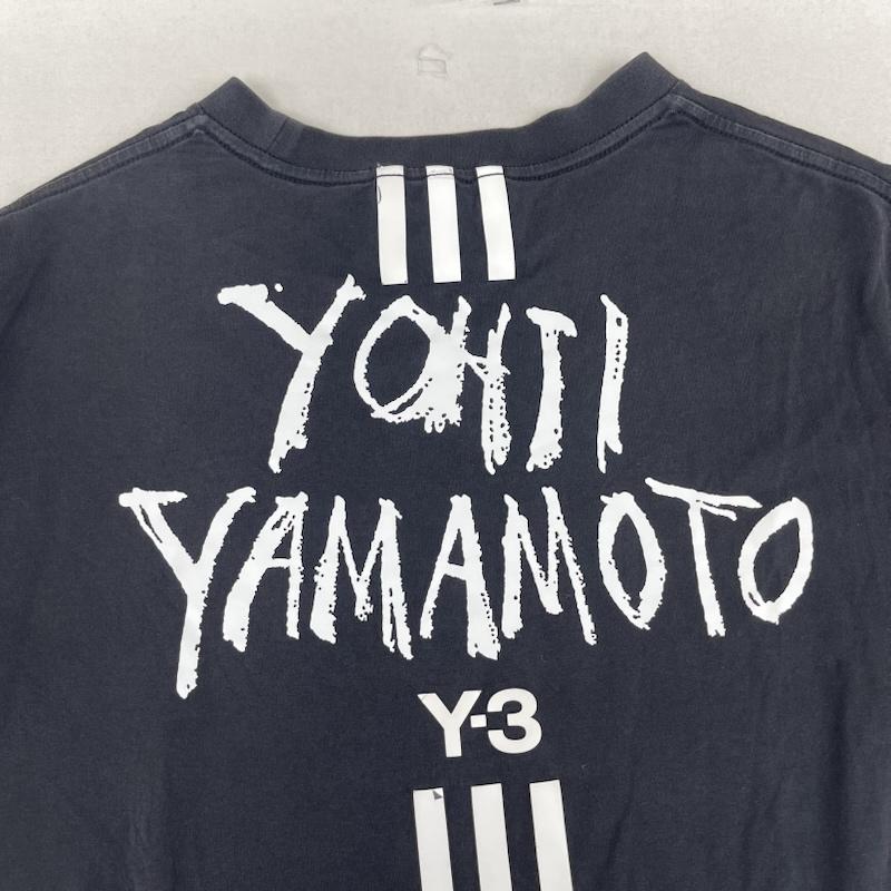 ワイスリー Y-3 Tシャツ 半袖 adidas コラボ Signature Graphic Tee シグネチャーロゴ プリント Tシャツ M 黒 / ブラック / black メンズ USED 古着 中古 50167427