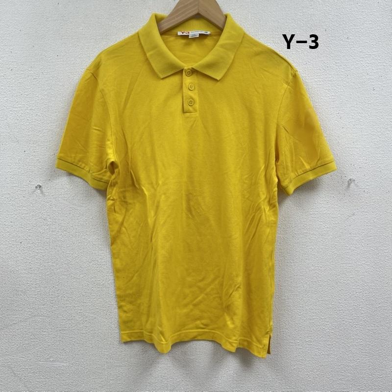 ワイスリー Y-3 ポロシャツ 半袖 adidas コラボ 袖ロゴ カジュアル 半袖 ポロシャツ S 黄 / イエロー / yellow メンズ USED 古着 中古 50167431