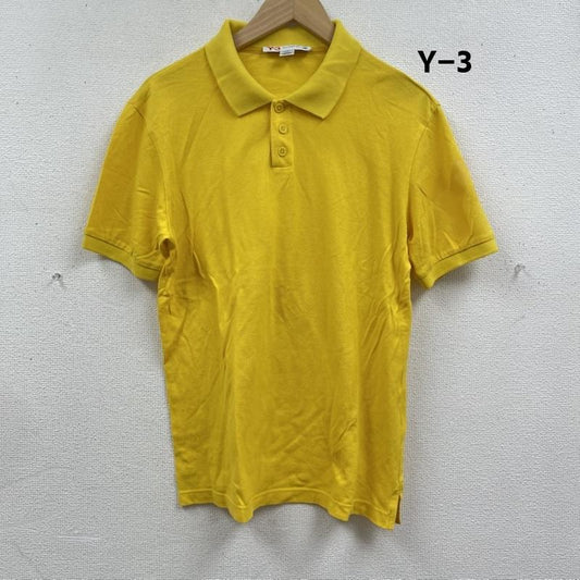ワイスリー Y-3 ポロシャツ 半袖 adidas コラボ 袖ロゴ カジュアル 半袖 ポロシャツ S 黄 / イエロー / yellow メンズ USED 古着 中古 50167431