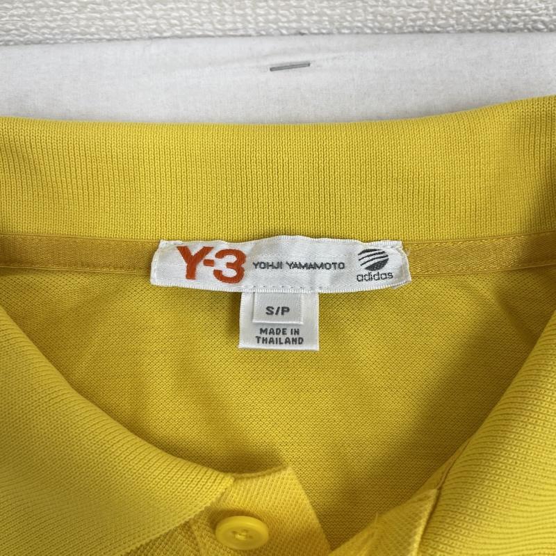 ワイスリー Y-3 ポロシャツ 半袖 adidas コラボ 袖ロゴ カジュアル 半袖 ポロシャツ S 黄 / イエロー / yellow メンズ USED 古着 中古 50167431