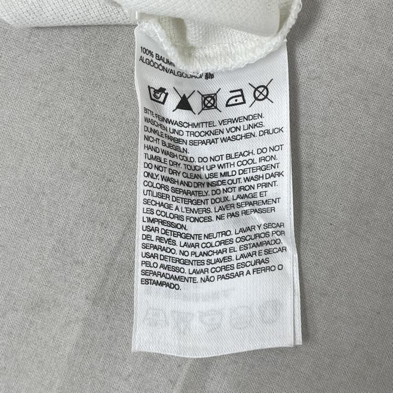 ワイスリー Y-3 ポロシャツ 半袖 adidas コラボ 袖ロゴ カジュアル 半袖 ポロシャツ XS 白 / ホワイト / white メンズ USED 古着 中古 50167433