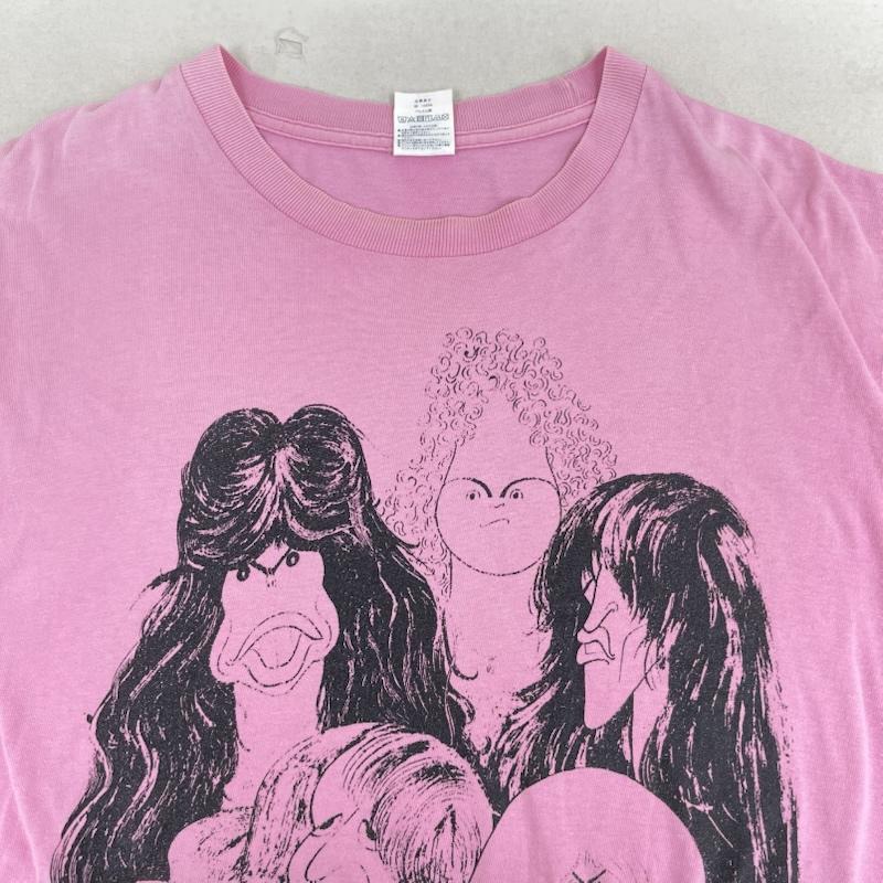 古着 USED Tシャツ 半袖 Printstar Aerosmith Draw The Line アルバム イラスト Tシャツ カットソー XL 桃 / ピンク / pink メンズ USED 古着 中古 50167434