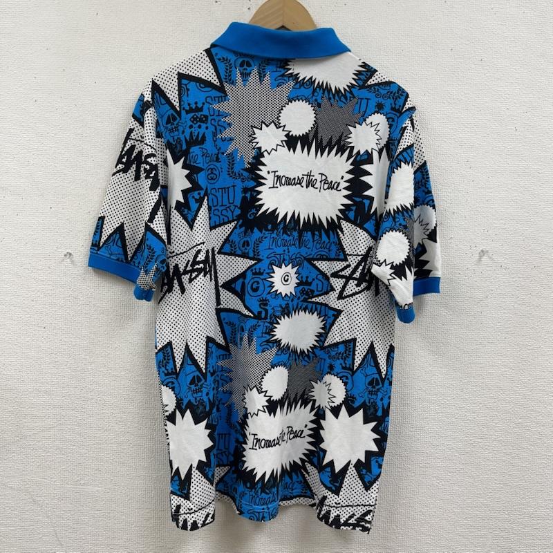 ステューシー STUSSY ポロシャツ 半袖 POP SHOUT POLO ポップシャウト 半袖 総柄 ポロシャツ M マルチカラー / マルチカラー / multicolor メンズ USED 古着 中古 50167435