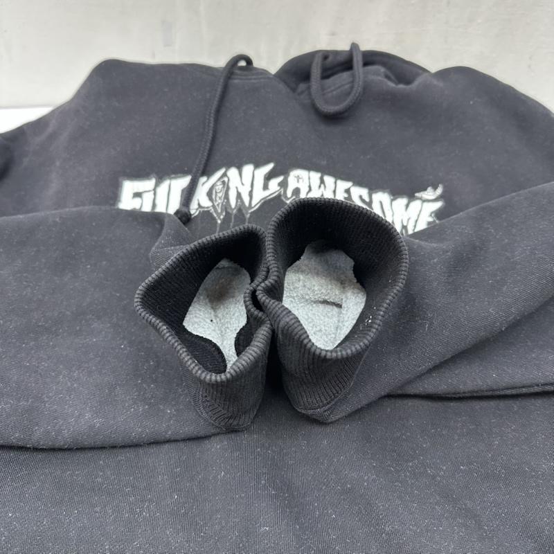 ファッキンオーサム FUCKING AWESOME パーカー 長袖 グラフィック プリント パーカー XL 黒 / ブラック / black メンズ USED 古着 中古 50167439