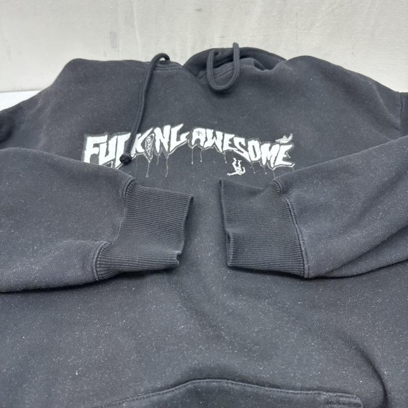 ファッキンオーサム FUCKING AWESOME パーカー 長袖 グラフィック プリント パーカー XL 黒 / ブラック / black メンズ USED 古着 中古 50167439