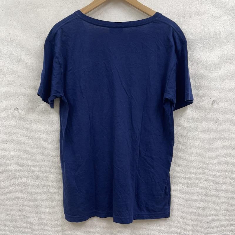 フェノメノン PHENOMENON Tシャツ 半袖 日本製 十字架 パーツ ビーズ Vネック Tシャツ カットソー M 紺 / ネイビー / navy メンズ USED 古着 中古 50167442