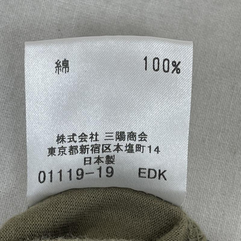 バーバリー・ブルーレーベル BURBERRY BLUE LABEL Tシャツ 半袖 日本製 ユニオンジャック柄 チェック柄 半袖 Tシャツ カットソー fa806-165-64 S カーキオリーブ / カーキオリーブ / メンズ USED 古着 中古 50167443