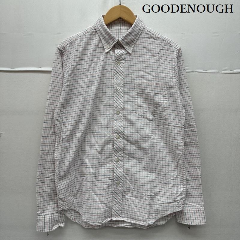グッドイナフ GOODENOUGH シャツ、ブラウス 長袖 00s 4 THE FUTURE チェック BD シャツ GE-113020 2 白 / ホワイト / white X マルチカラー / マルチカラー / multicolor メンズ USED 古着 中古 50167444