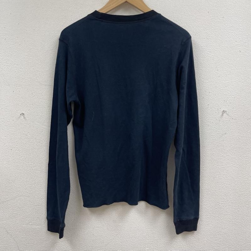 ルシアンペラフィネ Lucien Pellat-Finet Tシャツ 長袖 スカル ドクロ スパンコール グラデーション 長袖 カットソー ロンT XS 紺 / ネイビー / navy メンズ USED 古着 中古 50167445