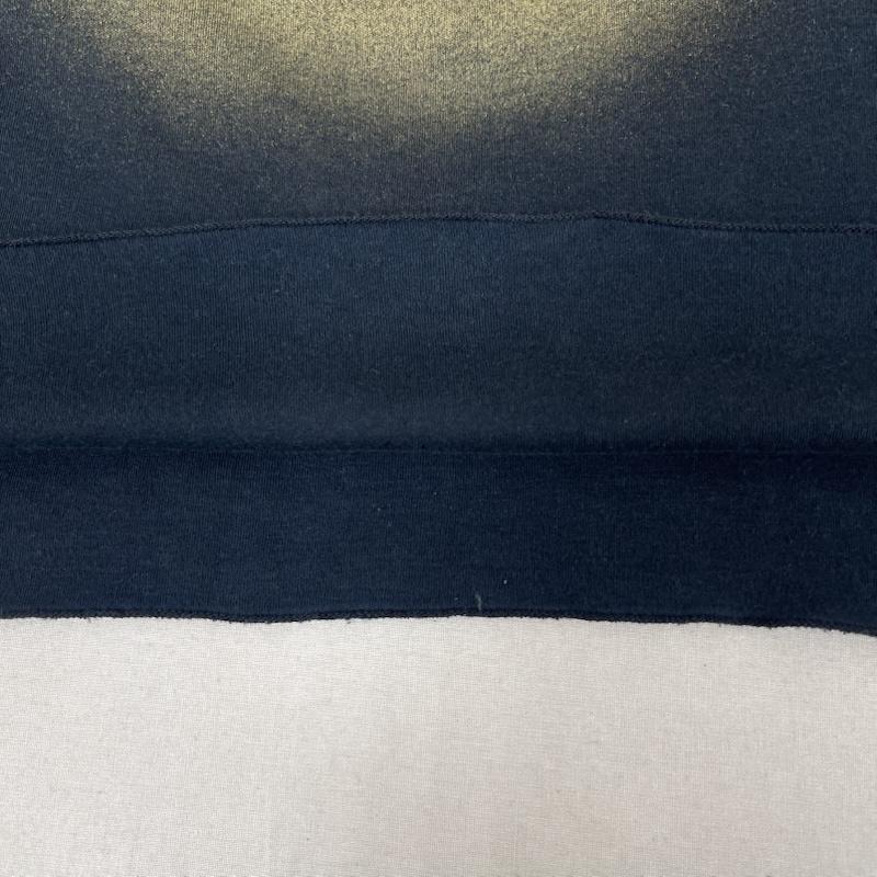 ルシアンペラフィネ Lucien Pellat-Finet Tシャツ 長袖 スカル ドクロ スパンコール グラデーション 長袖 カットソー ロンT XS 紺 / ネイビー / navy メンズ USED 古着 中古 50167445