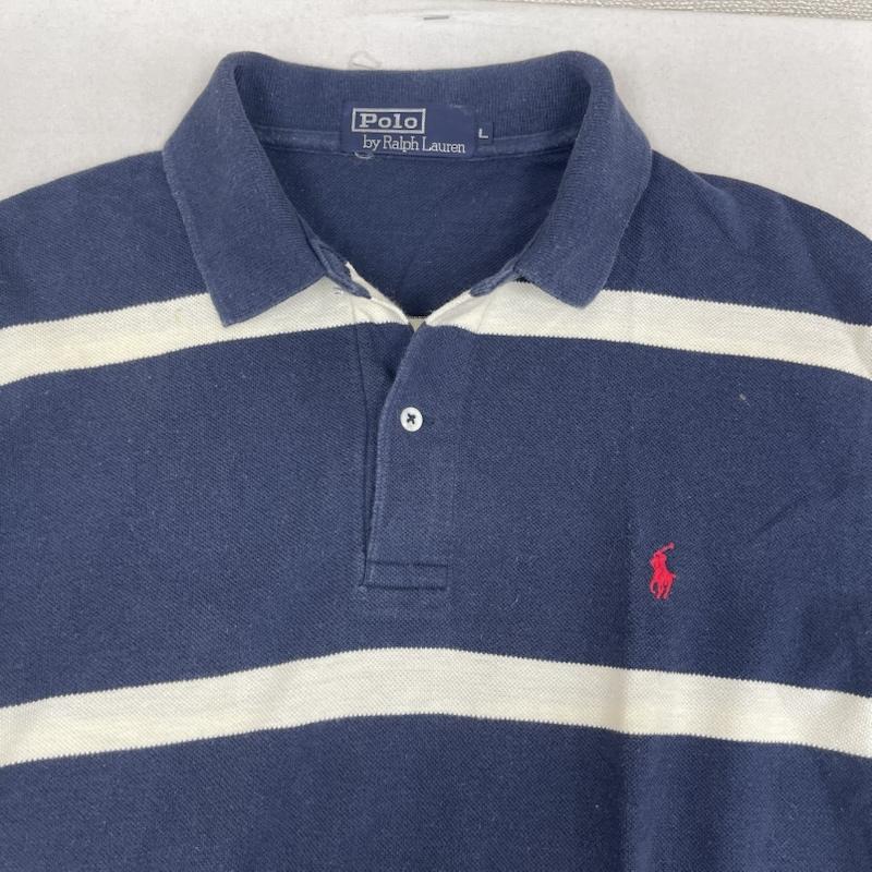 ポロバイラルフローレン Polo by RALPH LAUREN ポロシャツ 半袖 ヴィンテージ ポニー刺繍 半袖 ボーダー ポロシャツ L マルチカラー / マルチカラー / multicolor メンズ USED 古着 中古 50167446