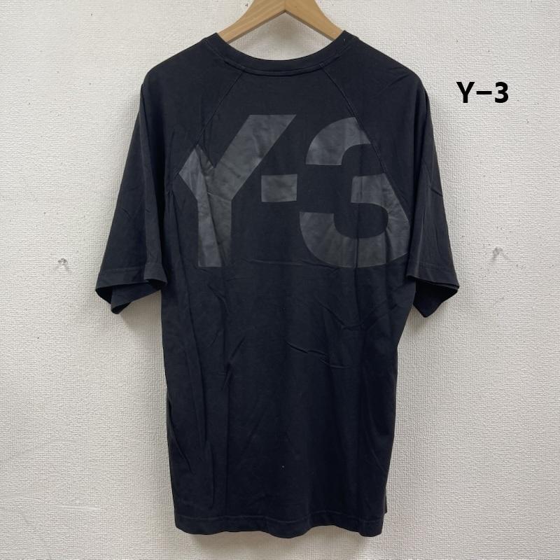ワイスリー Y-3 Tシャツ 半袖 Adidas コラボ バックロゴ プリント Tシャツ カットソー S 黒 / ブラック / black メンズ USED 古着 中古 50167449