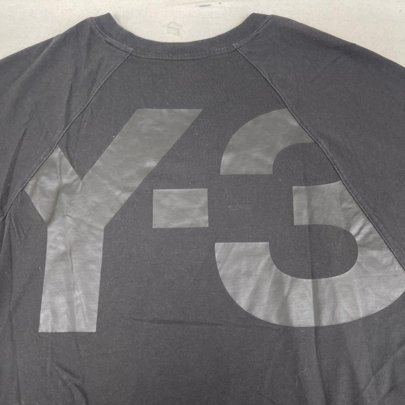 ワイスリー Y-3 Tシャツ 半袖 Adidas コラボ バックロゴ プリント Tシャツ カットソー S 黒 / ブラック / black メンズ USED 古着 中古 50167449